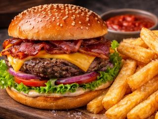 Hamburguesa de ternera completa