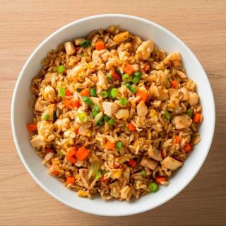 Arroz frito al curry