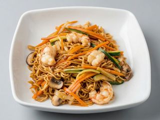 Yakisoba de gambas