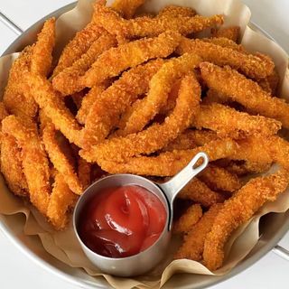 Fingers de pollo casero