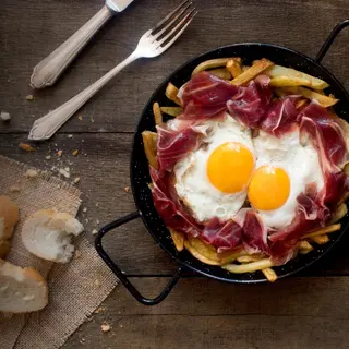 Huevos estrellados