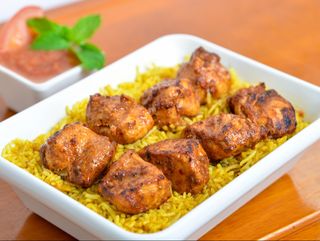 Shish Tawook Con Arroz