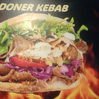 Menú kebab Carne Salda