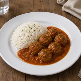 Albóndigas a la parmesa