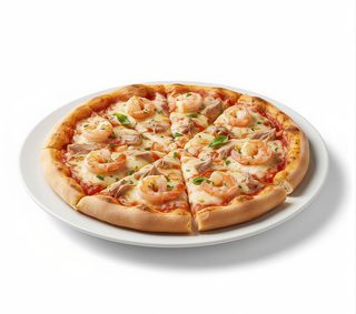 Pizza De Gamba Y Atún