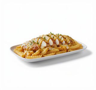 Cheese Fries Con Curry