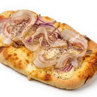 Pizzarrita Guanciale y Pecorino
