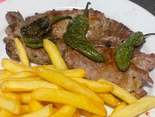 Secreto De Cerdo a la brasa