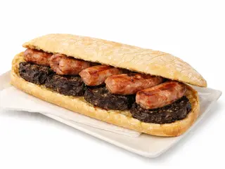 Bocadillo de Blanco y negro