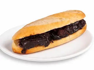 Bocadillo morcilla de cebolla