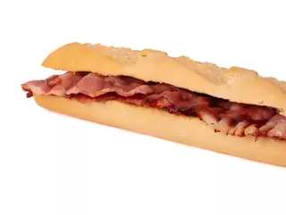 Bocadillo de Bacon con Queso