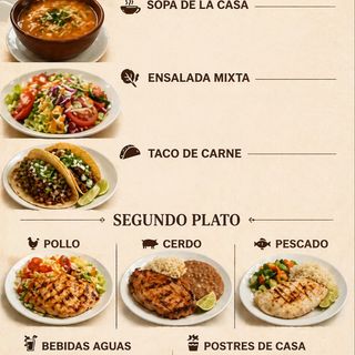 Menú latino