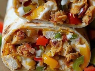 Burrito de pollo crujiente