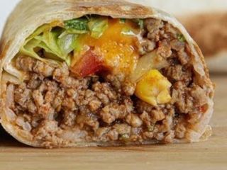 Burrito de carne molida