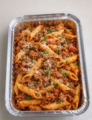 Macarrones a la boloñesa