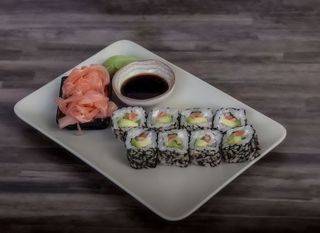 California Roll De Queso Philadelphia Con Salmón (8 Uds.)