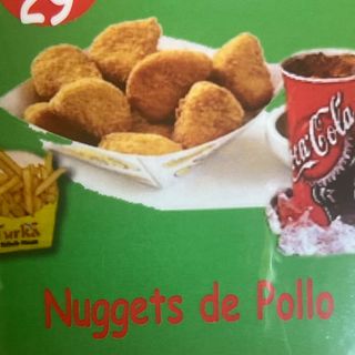 Menu Nuggets de pollo