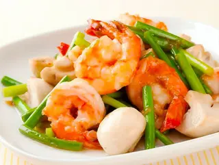 Gambas al curry