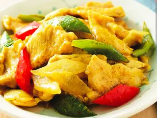 Pollo con salsa de ostras