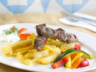 Brochetas de cerdo (2 uds.)