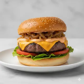 Hamburguesa llama clásica