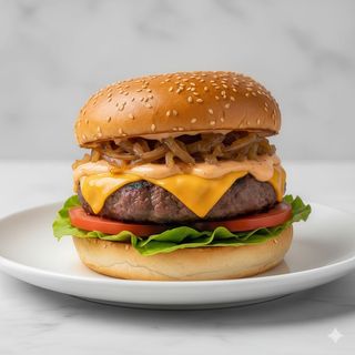 Hamburguesa llama clásica