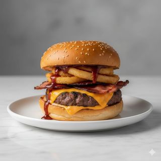 Hamburguesa doble bacon