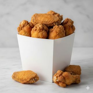 Cubo de alitas de pollo (12 uds.)