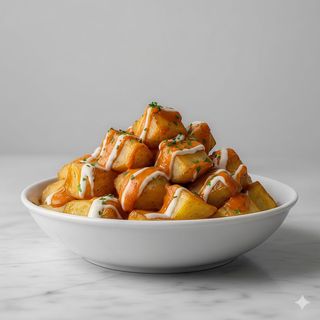 Tapa de patatas bravas