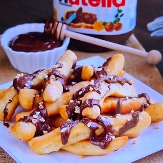 tiras de Nutella