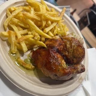 1/2 Pollo con patatas