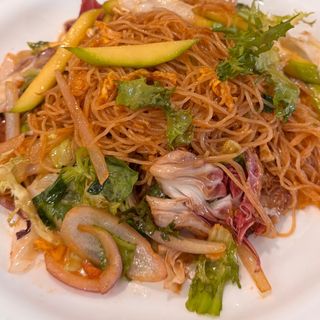 Fideo y verdura