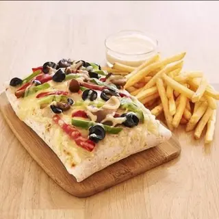Menu Large taco gratinado CROWN especial