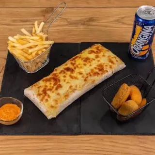 Menu XL taco  gratinado