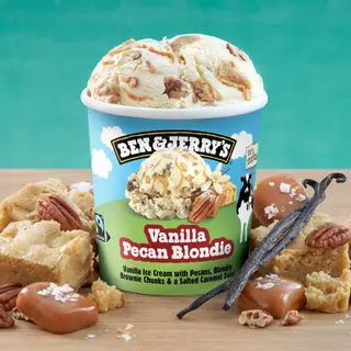 Ben & Jerry's - Vanilla Pecan Blondie