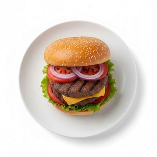 Hamburguesa de ternera sencilla