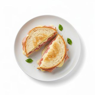 Sándwich de york y queso