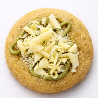 Cookie pistacho y choco blanco