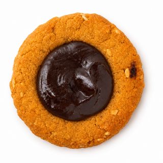 Cookie vegana de cacahuete y chocolate
