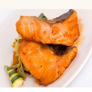 Salmón teriyaki