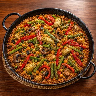 Arroz de verduras de temporada XL