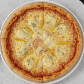 Pizza 4 quesos (mediana)