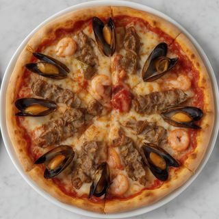 Pizza marinera (mediana)