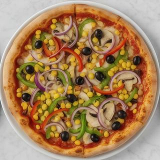 Pizza vegetariana (mediana)