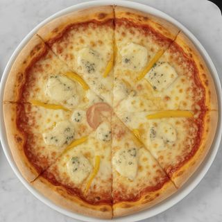 Pizza 4 quesos (familiar)