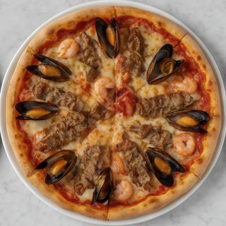 Pizza marinera (familiar)