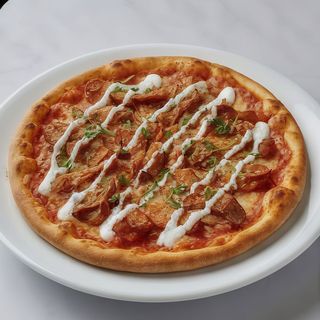 Pizza 4 estaciones (familiar)