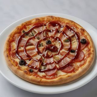 Pizza barbacoa (familiar)