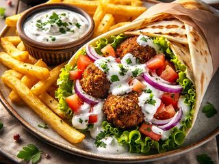 Menu Rollo Falafel
