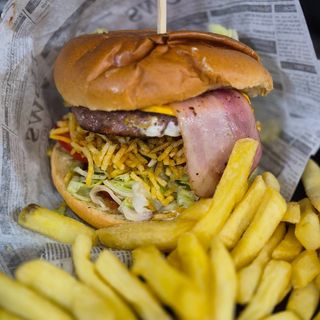 Hamburguesa chamos clásicos